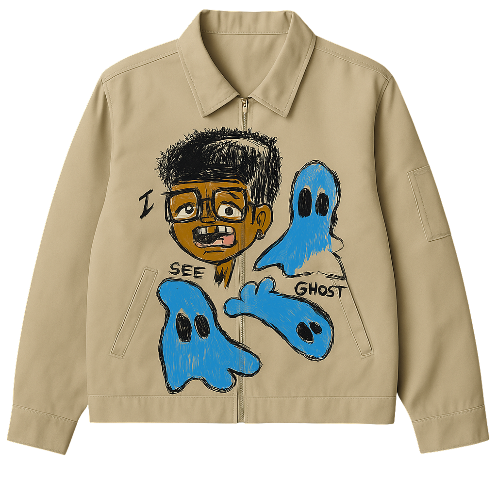 One of One – UGLY Ghost Work Jacket (Wearable Art Piece Drop 001)