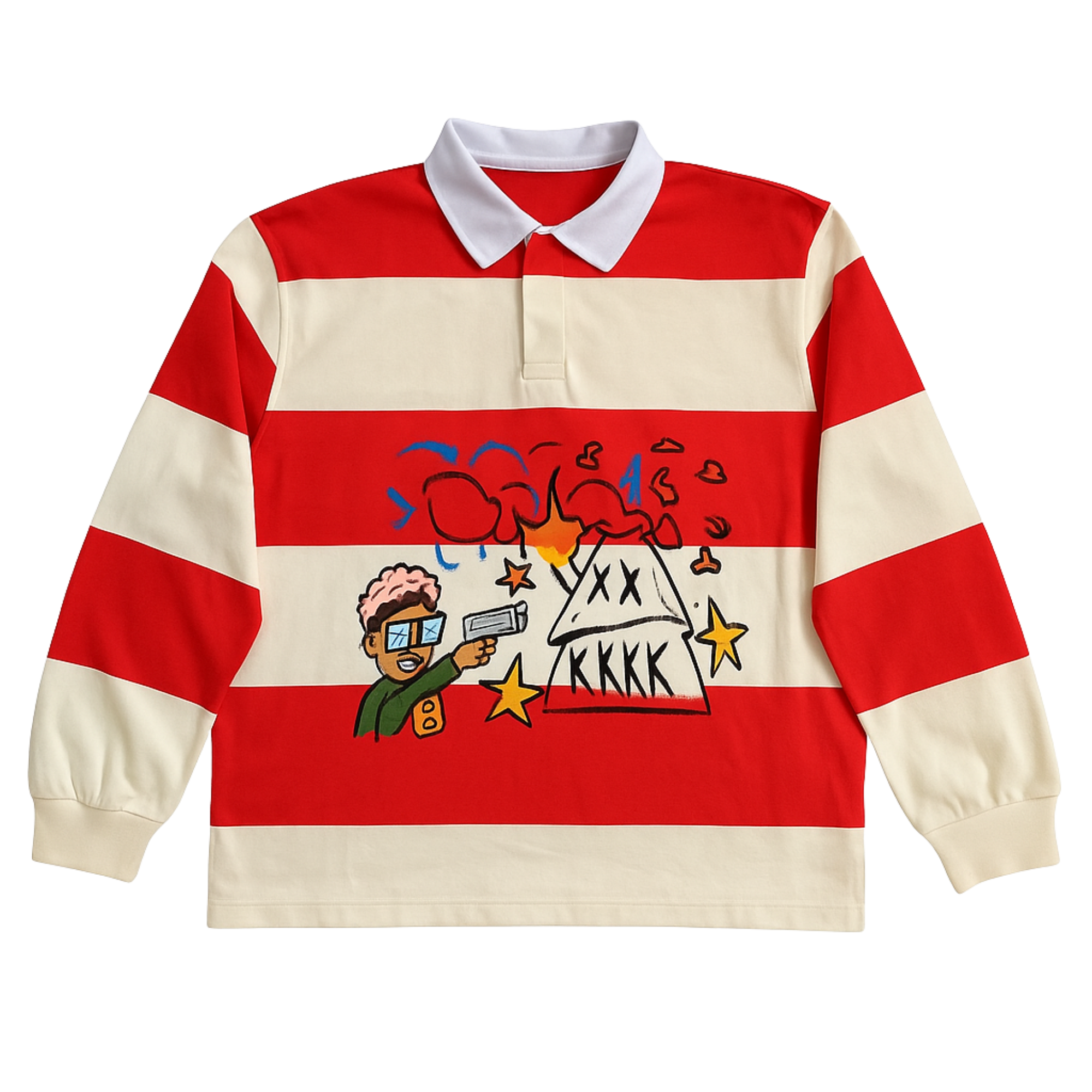 ONLY ONE -UGLY Rebellion Rugby Shirt (Drop 001 Limited )