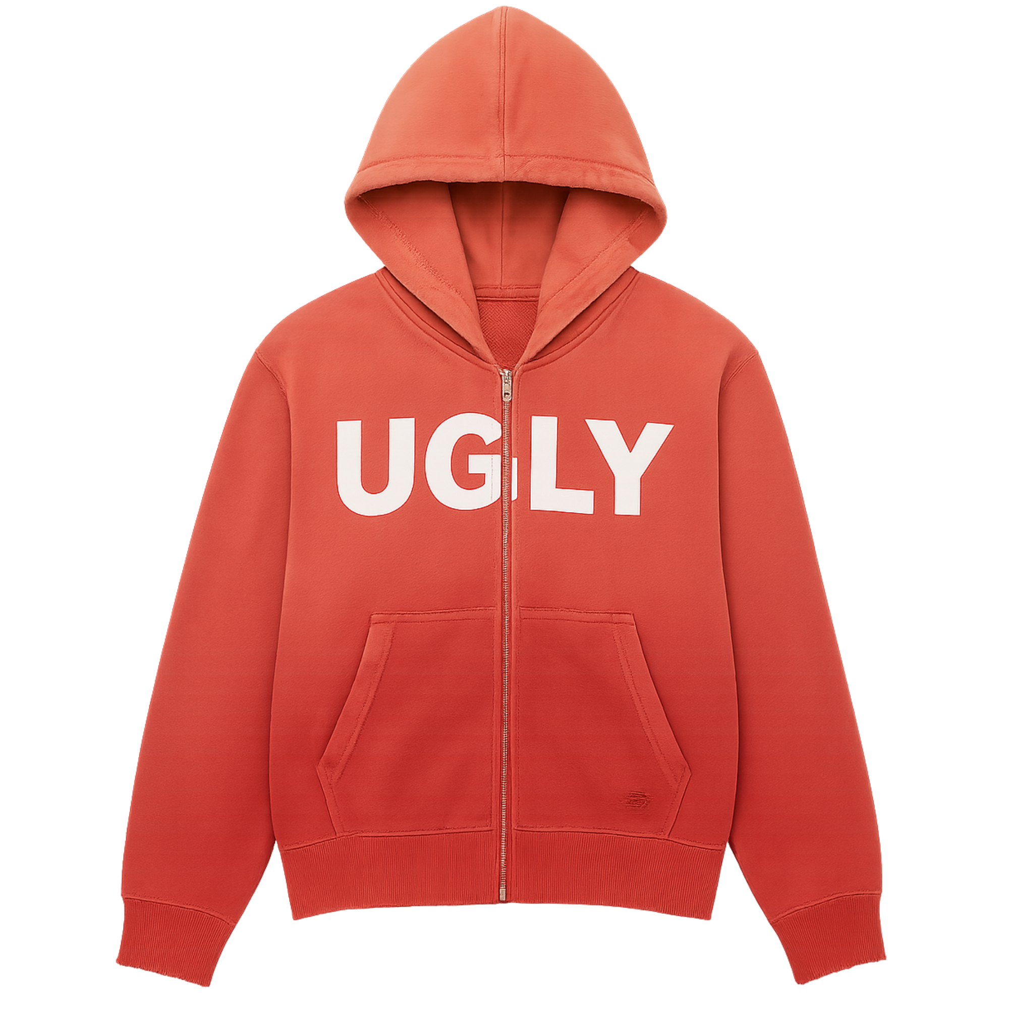 UGLY Core Hoodie (Red/White, Drop 001 Limited Edition)