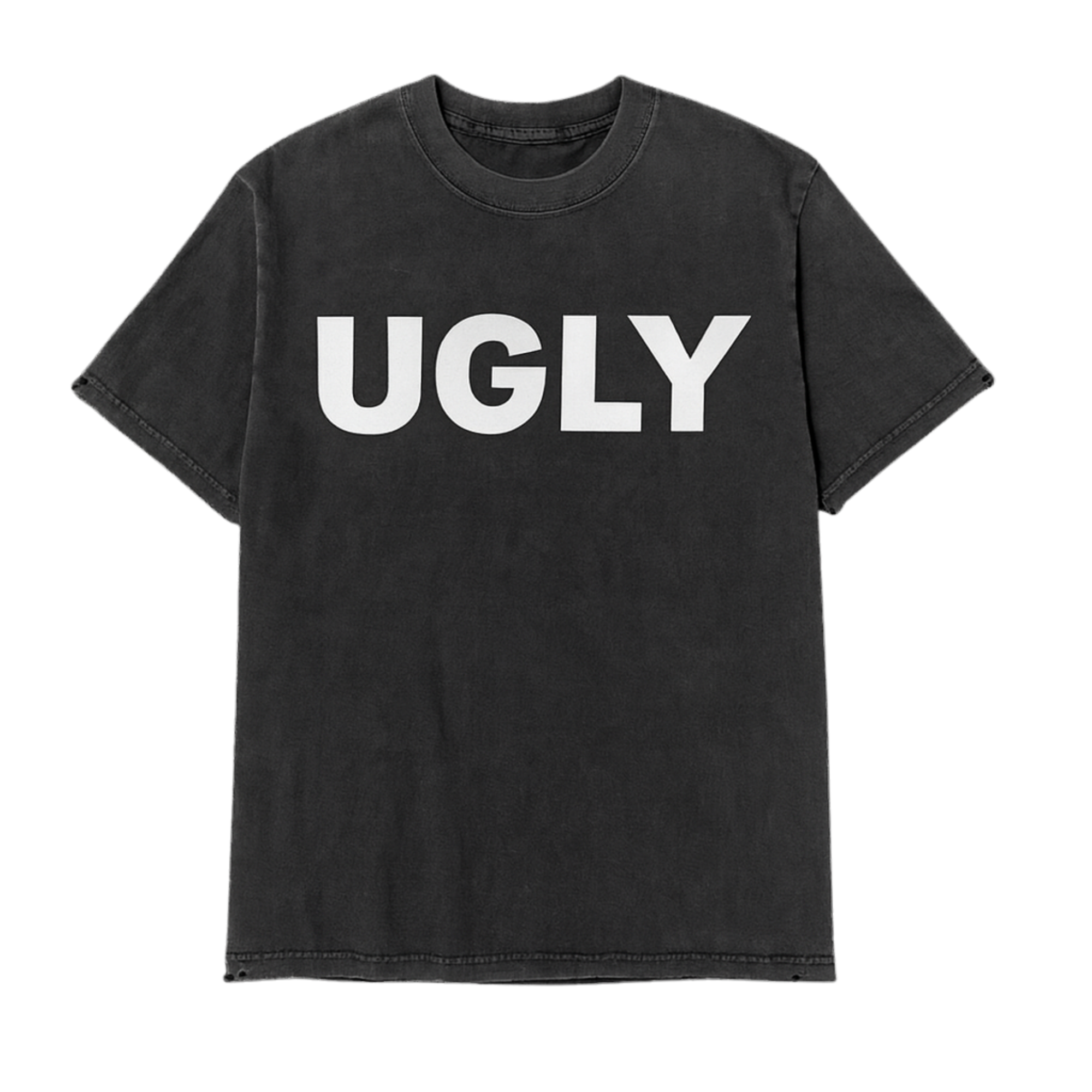 UGLY Core Short Sleeve Tee – Graphite Wash (Drop 001)