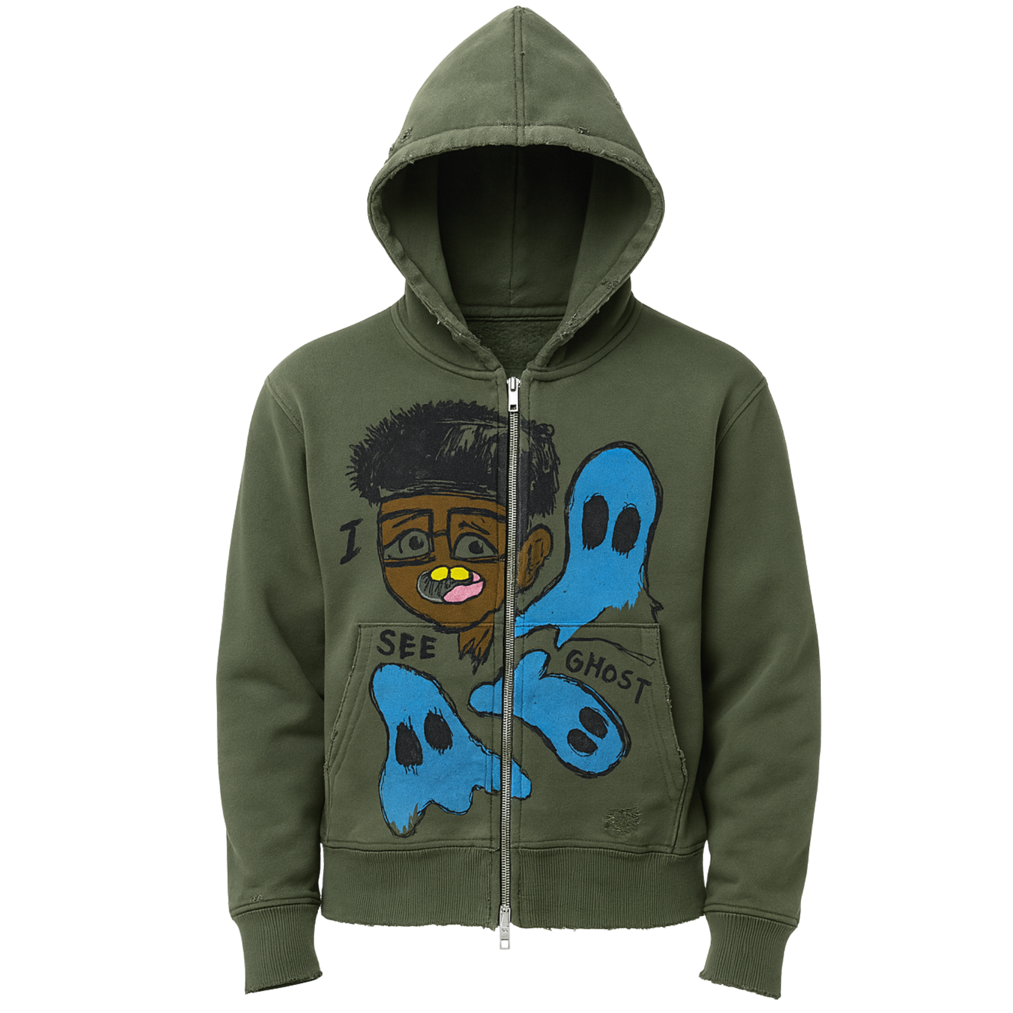 UGLY Ghost Hoodie – Double-Zip Limited Drop