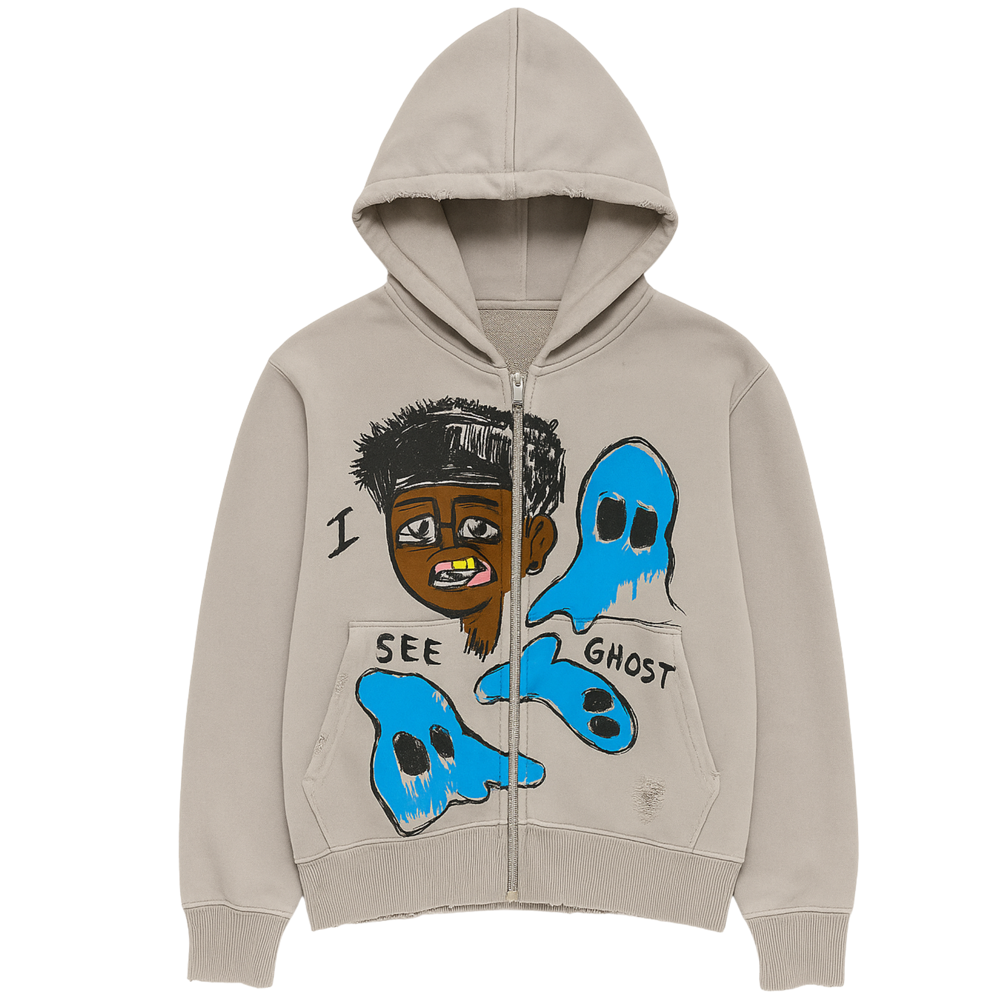 UGLY Ghost Hoodie – Double-Zip Limited Drop