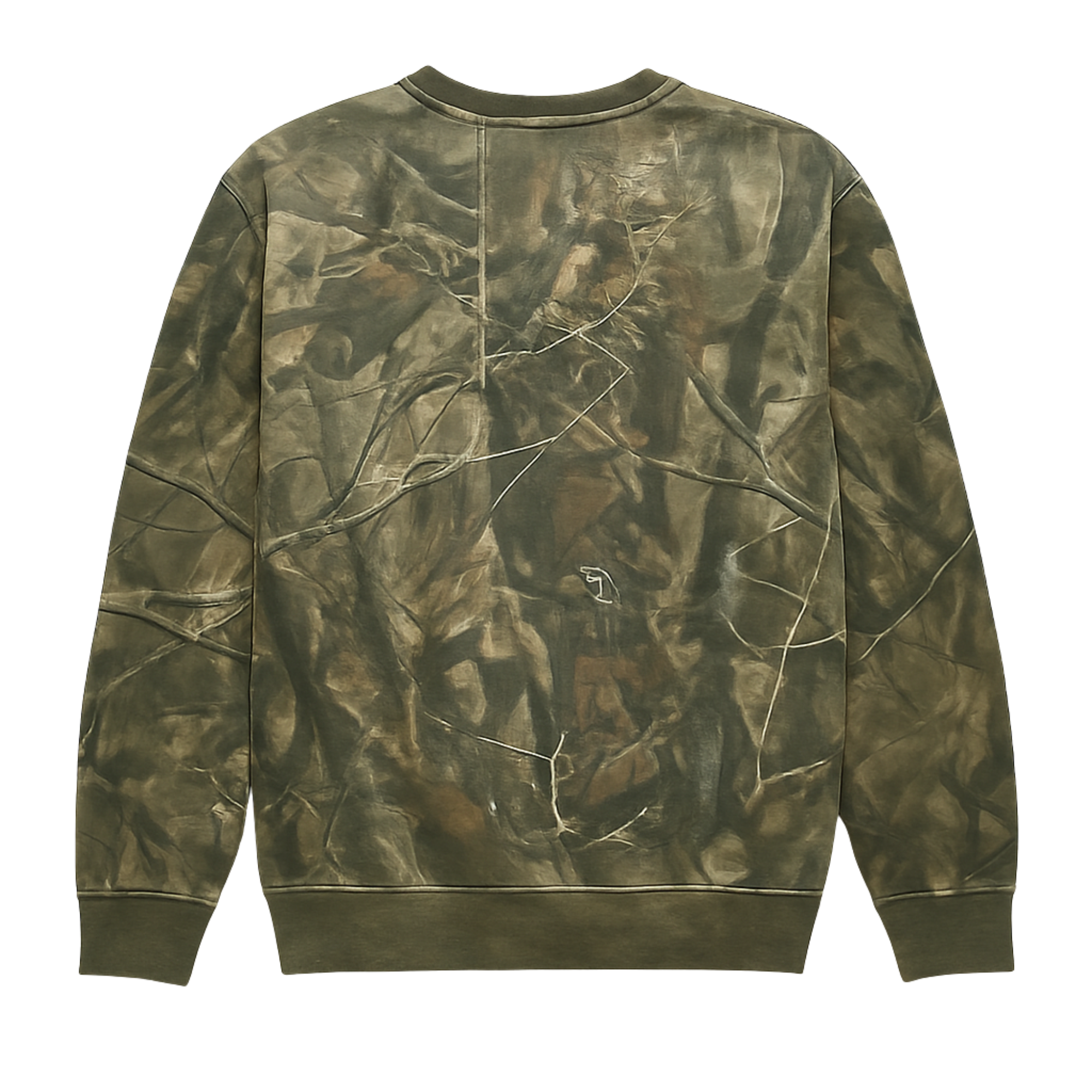 One of One – UGLY Survival Crewneck (Camo/Black Logo, Drop 001)