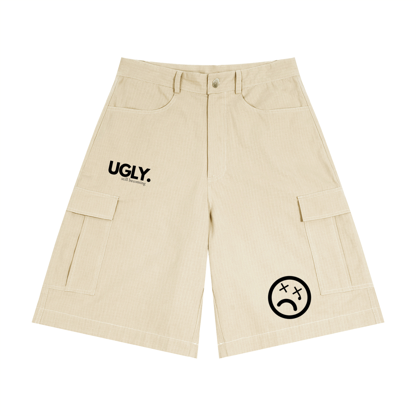 UGLY. “Still Becoming” Cargo Shorts