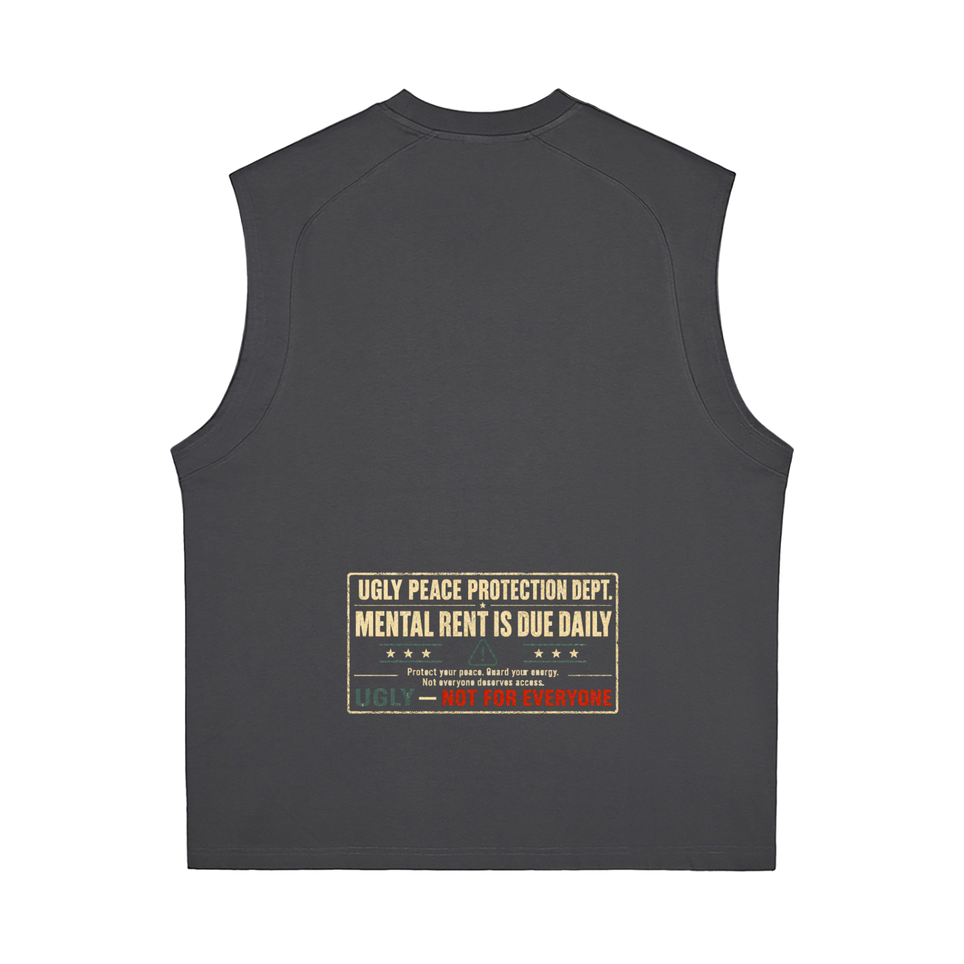 UGLY Peace Protection Dept. Cooling Tank Top