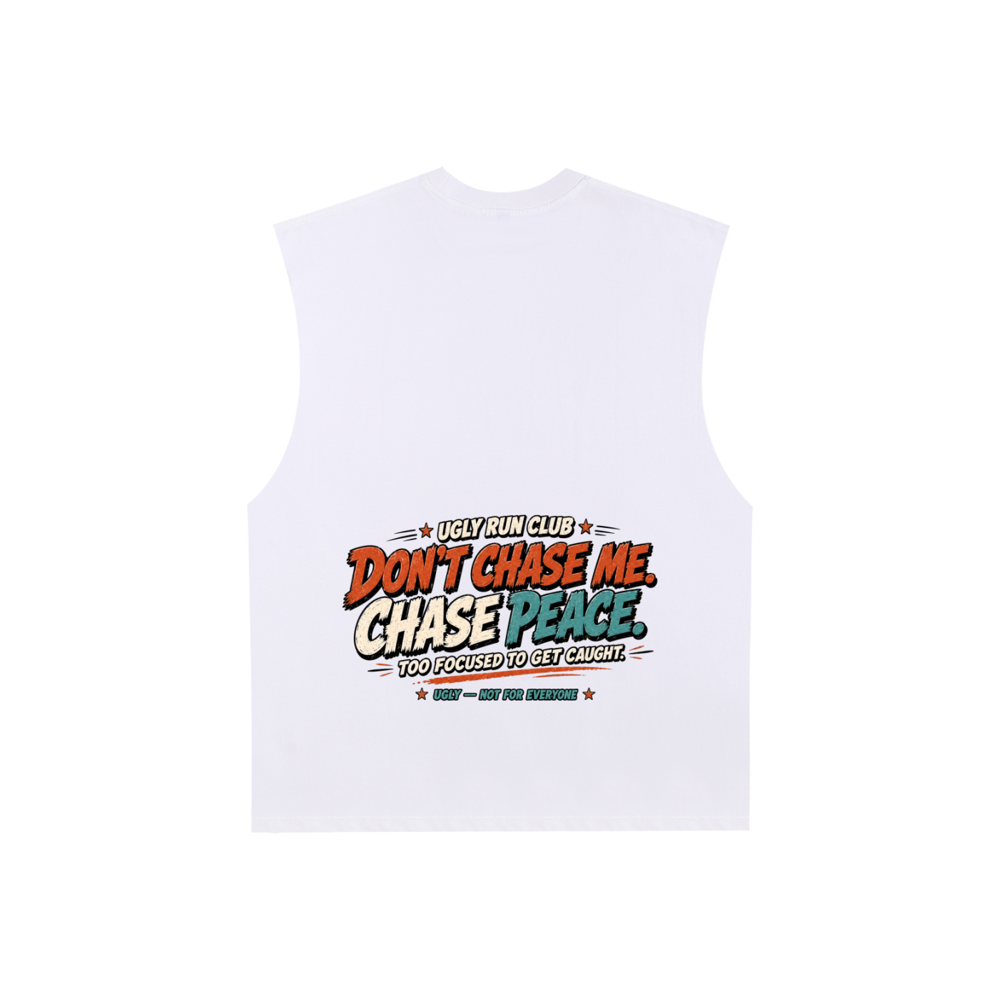UGLY Run Club Raw-Edge Cotton Tank Top
