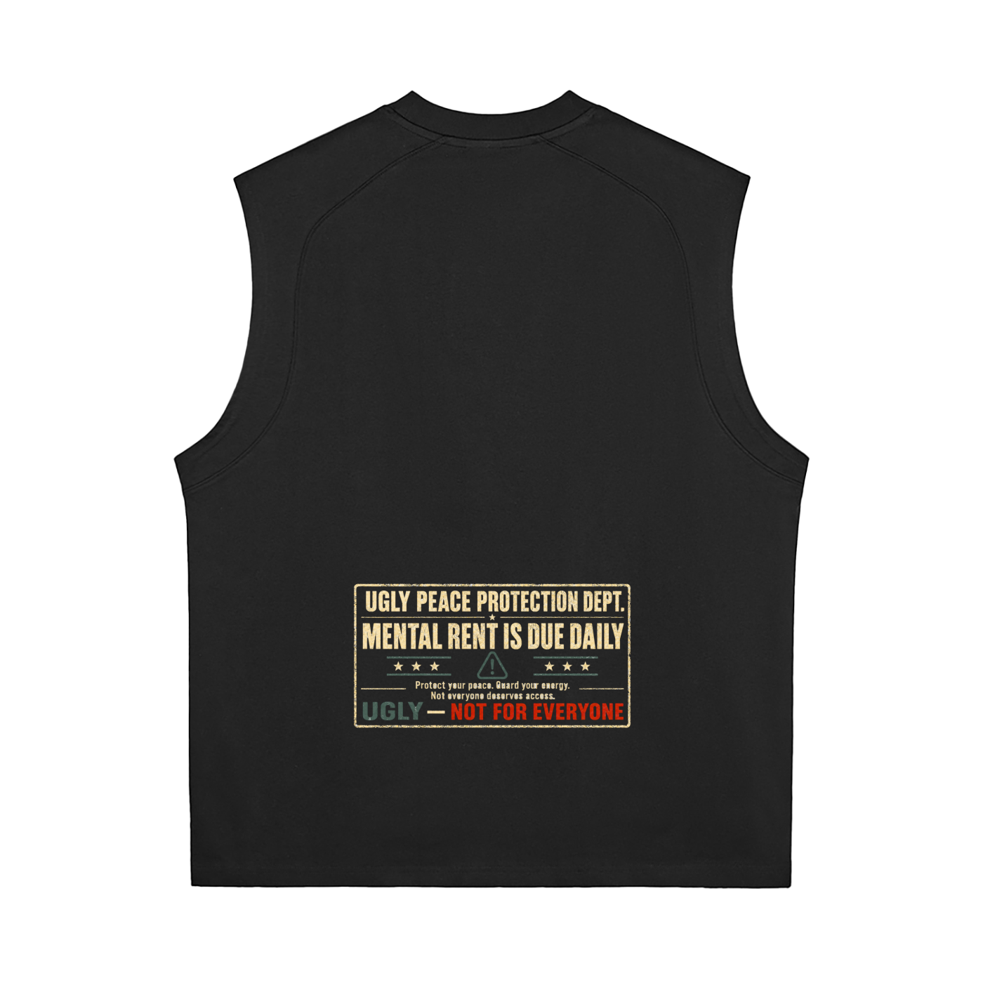 UGLY Peace Protection Dept. Cooling Tank Top