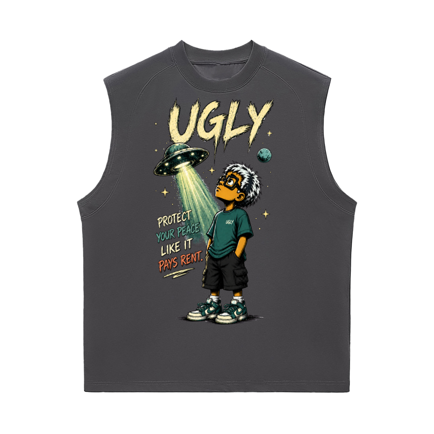 UGLY Peace Protection Dept. Cooling Tank Top